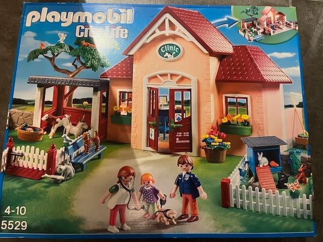 Playmobil dierenkliniek nr 5529, Kinderen en Baby's, Ophalen, Zo goed als nieuw