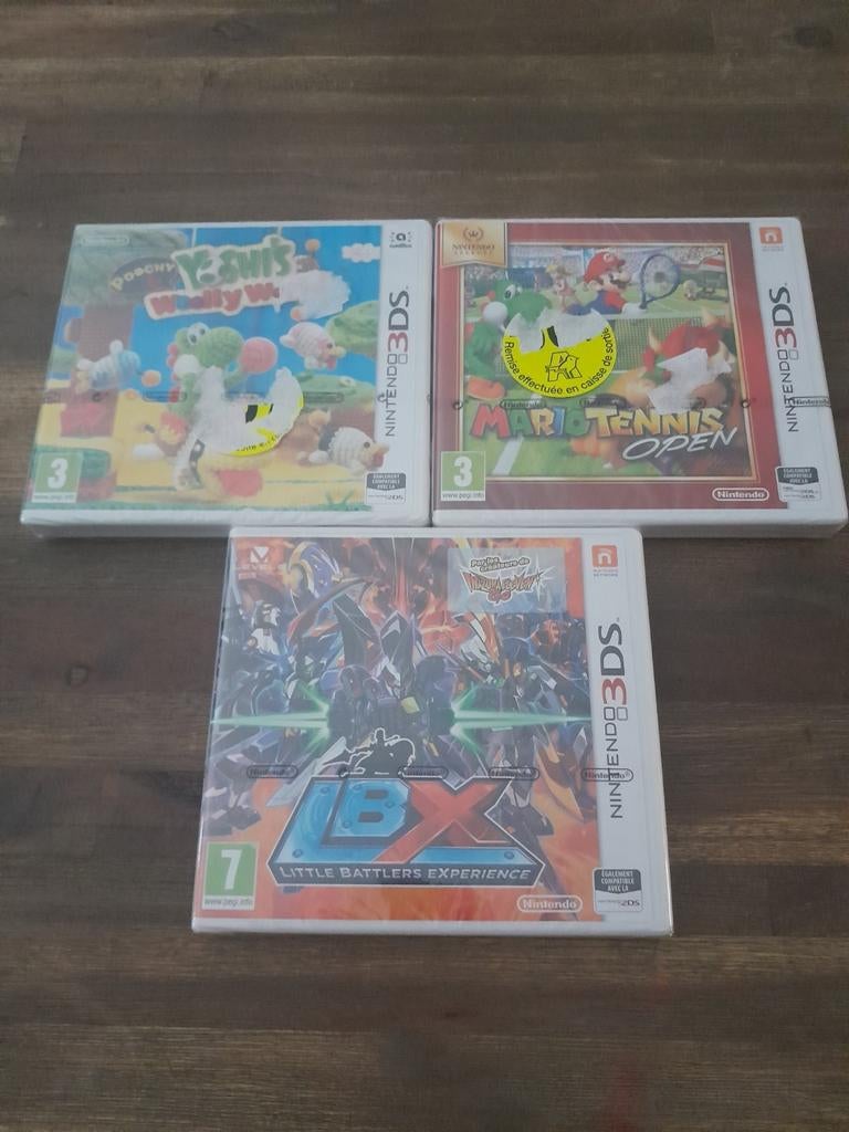 Lot van 3 Nintendo 3ds-spellen in blisterverpakking, Ophalen of Verzenden, Nieuw, Overige genres, Vanaf 7 jaar