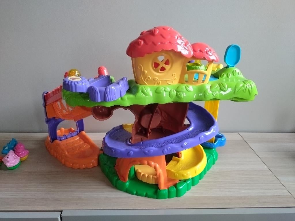 VTech ZoomiZooz boomhut, trein en 6 diertjes, Enlèvement, Utilisé, 6 mois à 2 ans