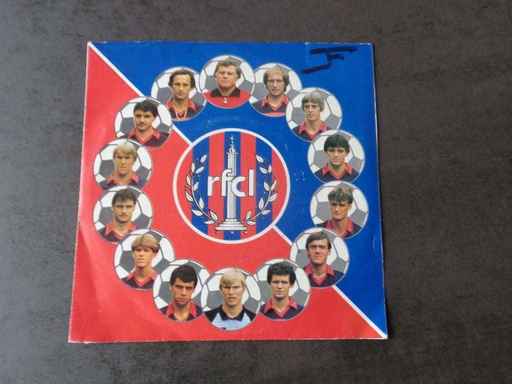 Ancien disque 45 tours RFC LIEGE (football), Enlèvement