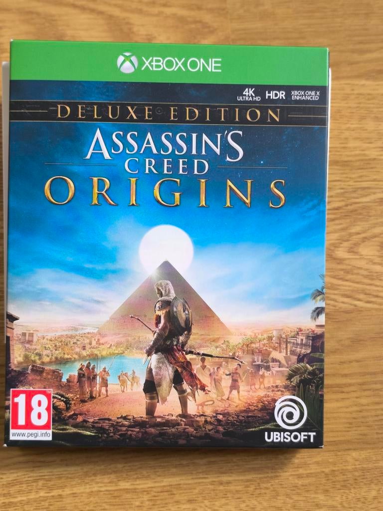 Assassins creed origins deluxe edition Xbox one - compleet, Games en Spelcomputers, Ophalen of Verzenden