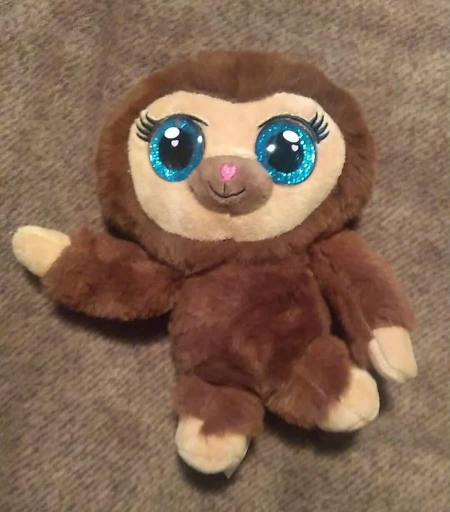 knuffel aapje met glitter ogen, Kinderen en Baby's, Speelgoed | Knuffels en Pluche, Ophalen of Verzenden