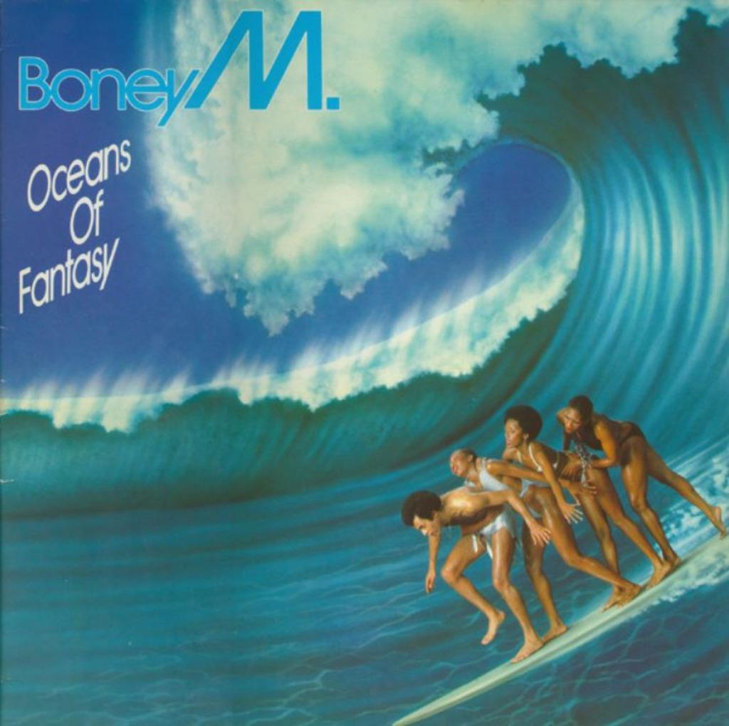 vinyl: BONEY M - OCEANS OF FANTASY  (mooie poster sleeve), Gebruikt, Dance, Ophalen of Verzenden, 12 inch