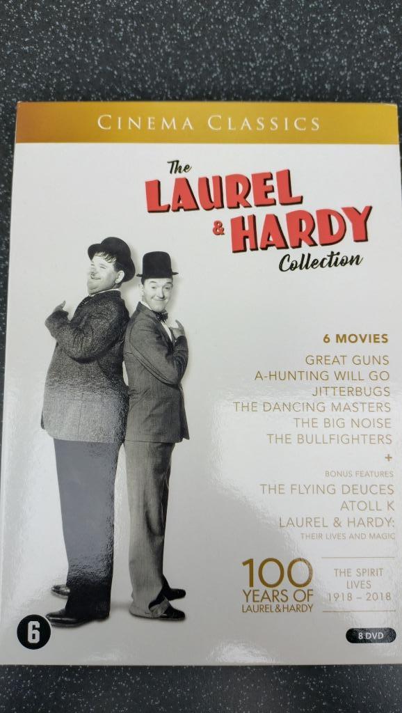 The Laurel & Hardy Collection - 8 dvd's, À partir de 6 ans, Comédie, Comme neuf, Enlèvement