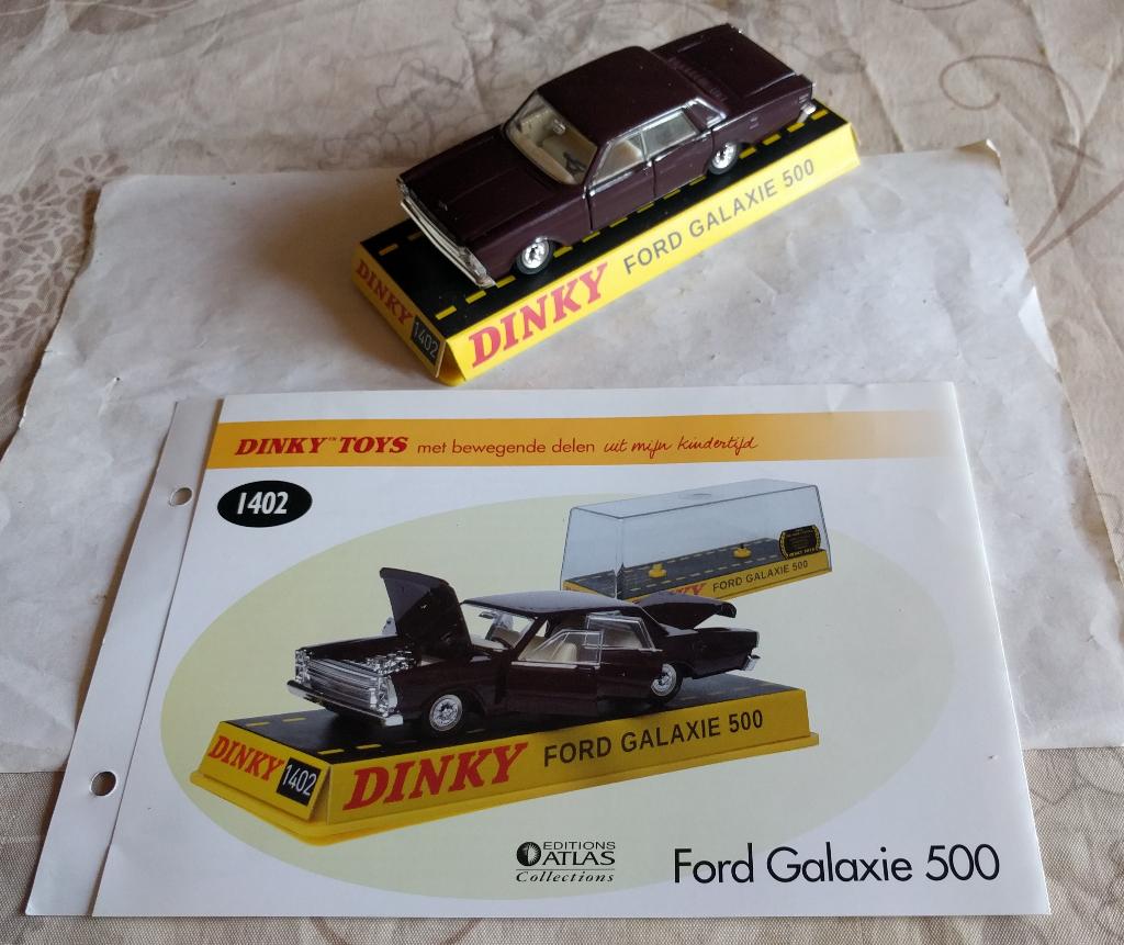 Atlas Dinky Toys Ford Galaxie 500, Ophalen of Verzenden, Zo goed als nieuw, Auto, Dinky Toys