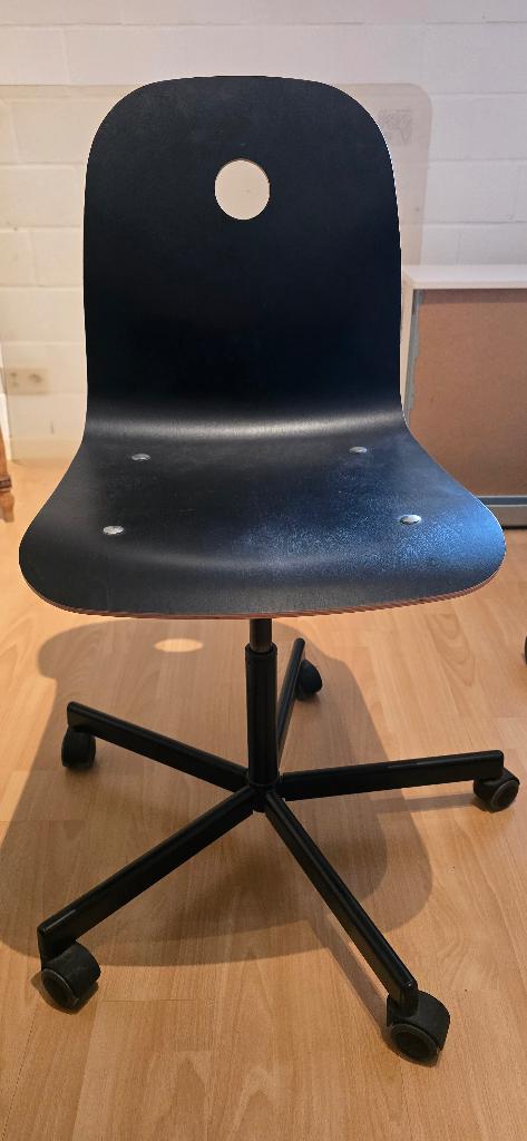 chaise de bureau Ikea noire, Enlèvement, Comme neuf, Noir, Chaise de bureau
