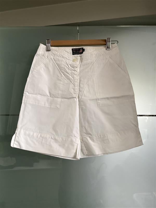 River Woods - Witte short, Kort, River Woods, Wit, Ophalen of Verzenden