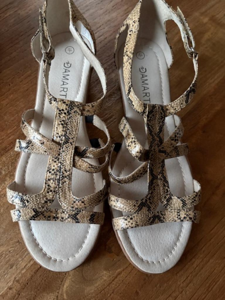 Sandales Damart taille 41, Enlèvement ou Envoi, Beige, Comme neuf, Damart