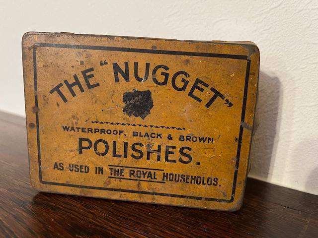 Oud blik van The Nugget, Boot Polish, Ophalen