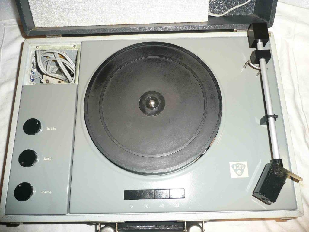 tourne disques Vintage ACEC & NUOVA FARO  & 2  NOVAK, Ophalen of Verzenden, Gebruikt, Overige merken