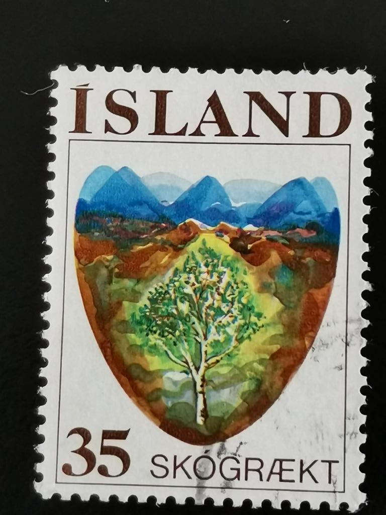 Ijsland 1975 - herbebossing, Ophalen of Verzenden, IJsland, Gestempeld