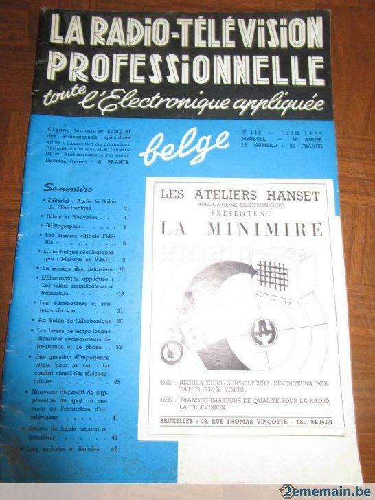 La RadioTelevision Professionnelle, Livres, Enlèvement ou Envoi, Utilisé