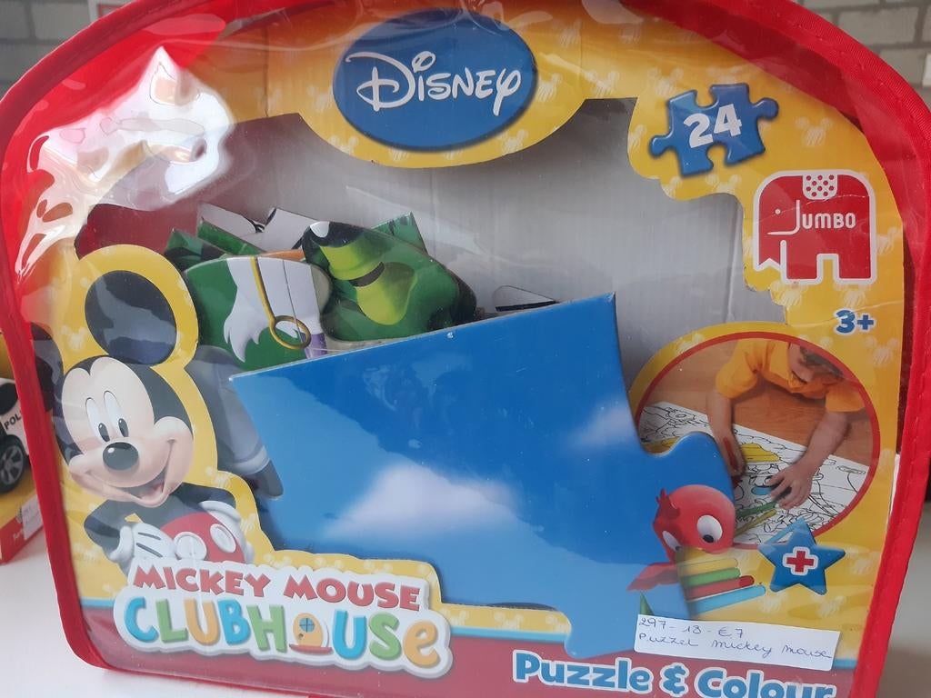 Disney puzzel 24 stuks Mickey Mosse, Enlèvement ou Envoi, Comme neuf
