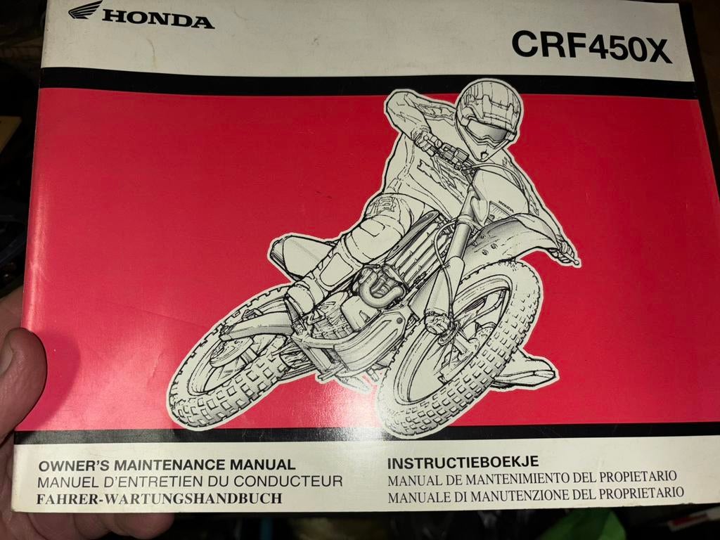 Manuel d'atelier du modèle Honda CRF450X 2006, Enlèvement ou Envoi, Honda