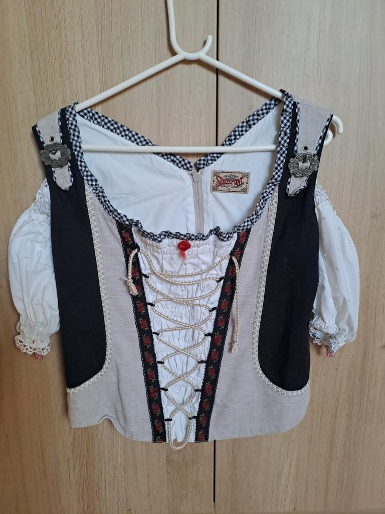 Tiroler blouse maat 42, Kleding | Dames, Ophalen of Verzenden, Zo goed als nieuw, Maat 42/44 (L)