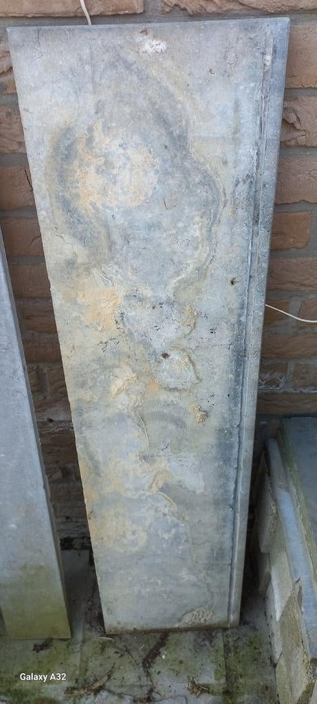 Marche et contre marche en pierre bleu., Bricolage & Construction, Enlèvement, Comme neuf