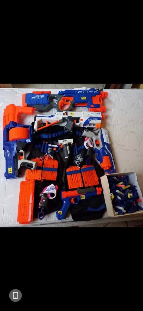 Pistolet, fusils avec flèchettes, filet, avec voiture de pom, Enlèvement ou Envoi