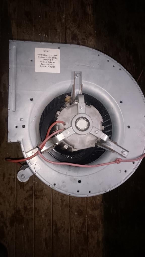 Afzuigmotor, Ophalen, Gebruikt, Ventilator en Afzuiger