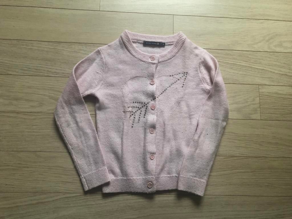 Roze gilet River Woods, Kinderen en Baby's, Kinderkleding | Maat 128, Gebruikt, River Woods, Trui of Vest, Verzenden