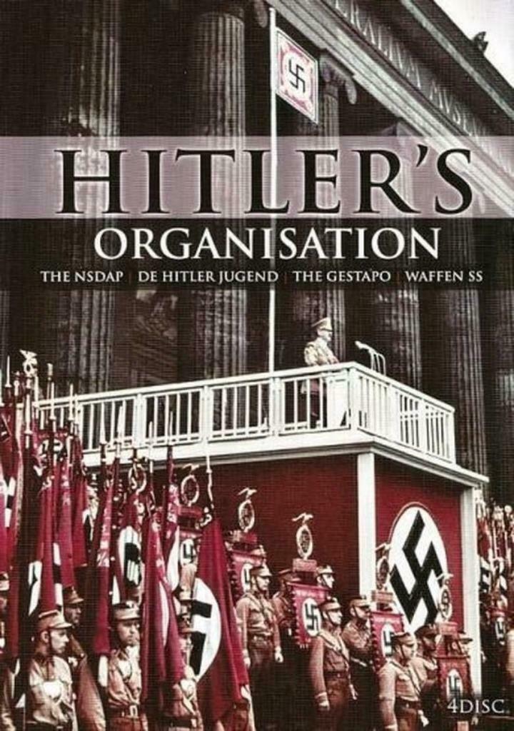 DVD-BOX - WO II - Hitler's organisation (2010), Vanaf 16 jaar, Verzenden, Zo goed als nieuw, Oorlog of Misdaad