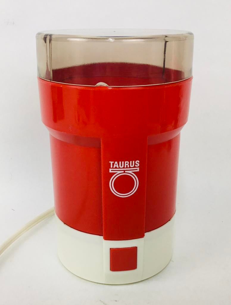 Moulin à café rouge design vintage Taurus M40, Enlèvement ou Envoi, Comme neuf