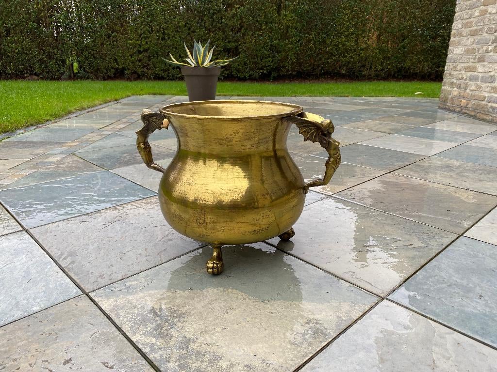 Antieken koperen pot, Ophalen, Koper