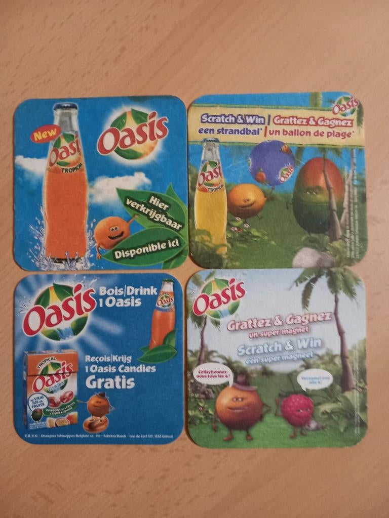 Sous-bocks Oasis (487), Enlèvement ou Envoi, Comme neuf