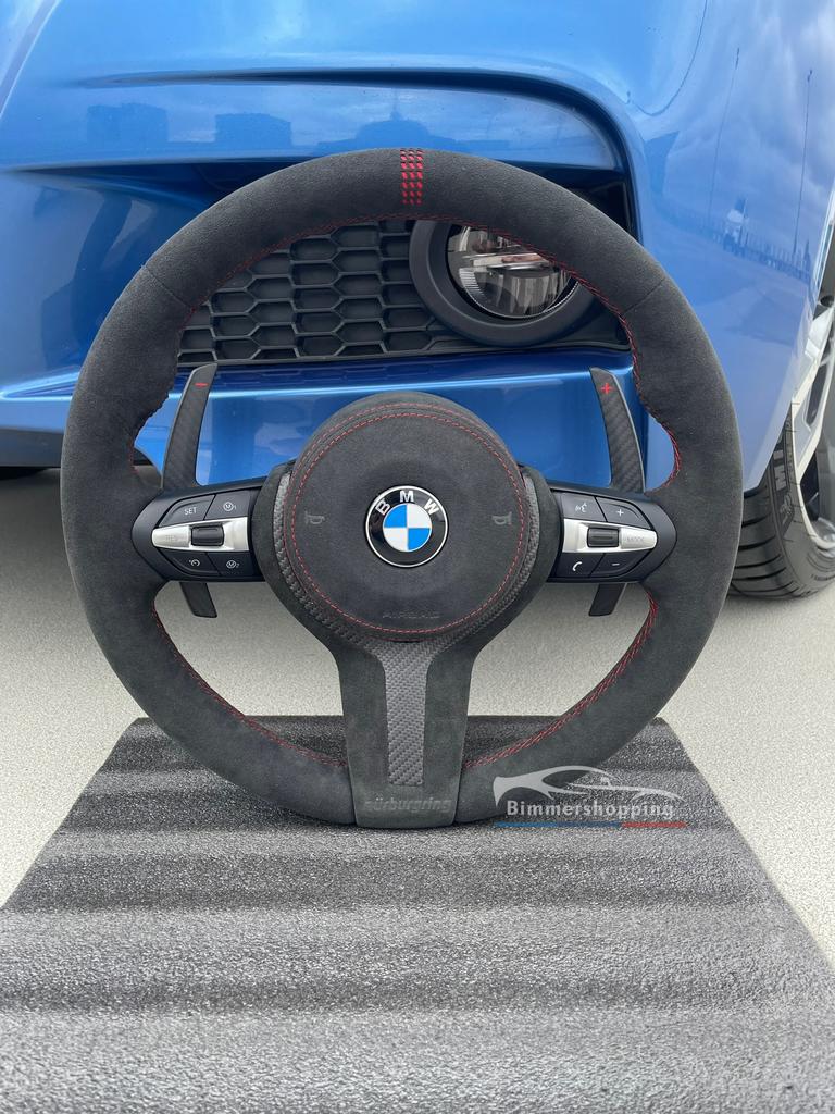 Bmw alcantara stuur, rode 12H markering. F20 F21 F30 F32 etc, Auto-onderdelen, Ophalen of Verzenden, Nieuw, BMW