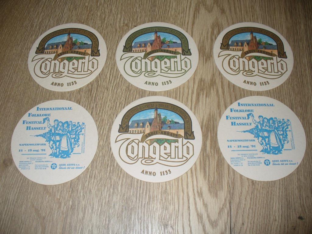 Bierkaartjes Tongerlo, Enlèvement ou Envoi, Utilisé, Sous-bock, Autres marques