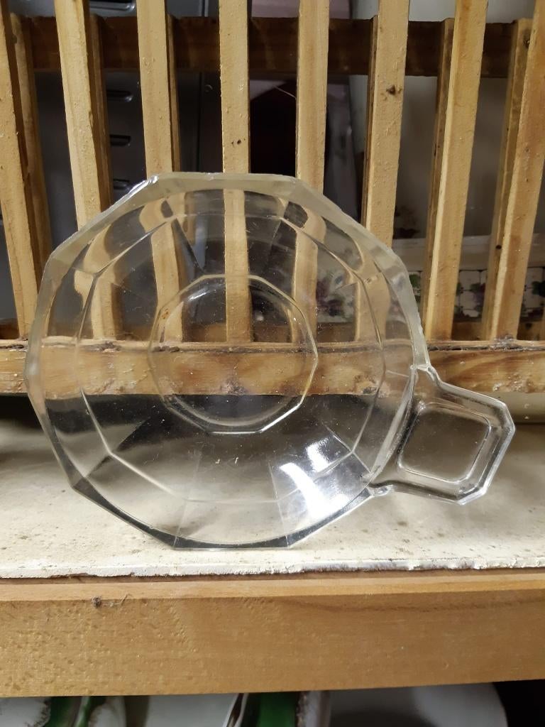 Beurrier vintage 50-60 - verre, Ophalen of Verzenden