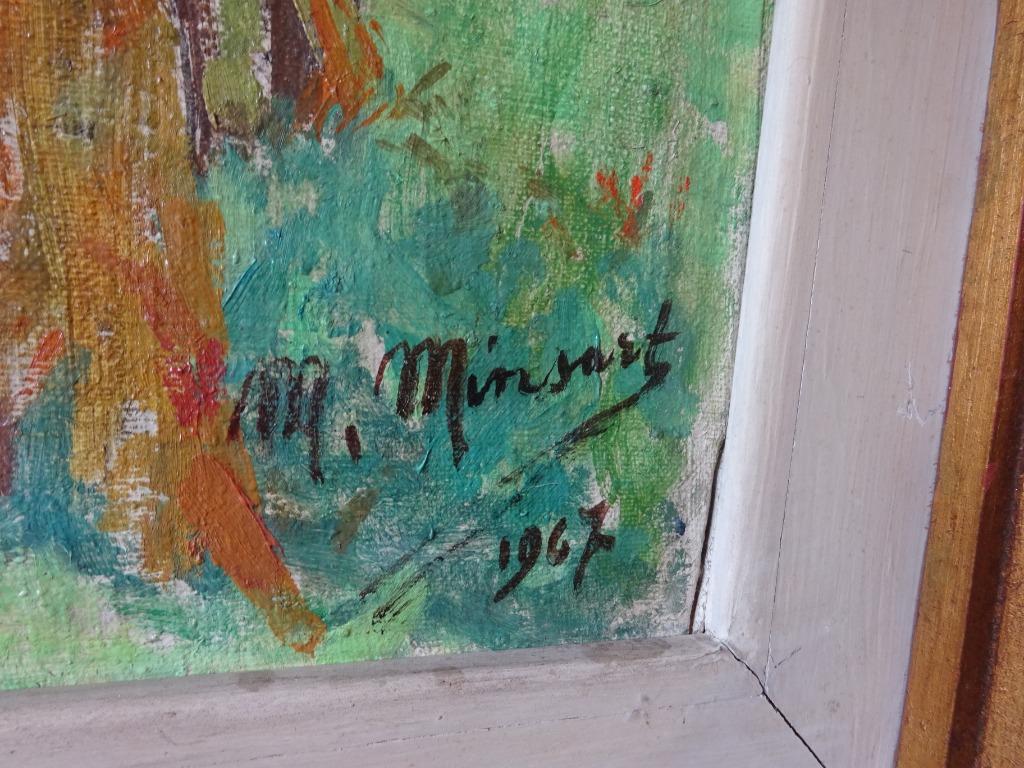 Maurice Minsart, 1894-1976, doek, Wilgen '67,   50 x 60 cm,, Ophalen
