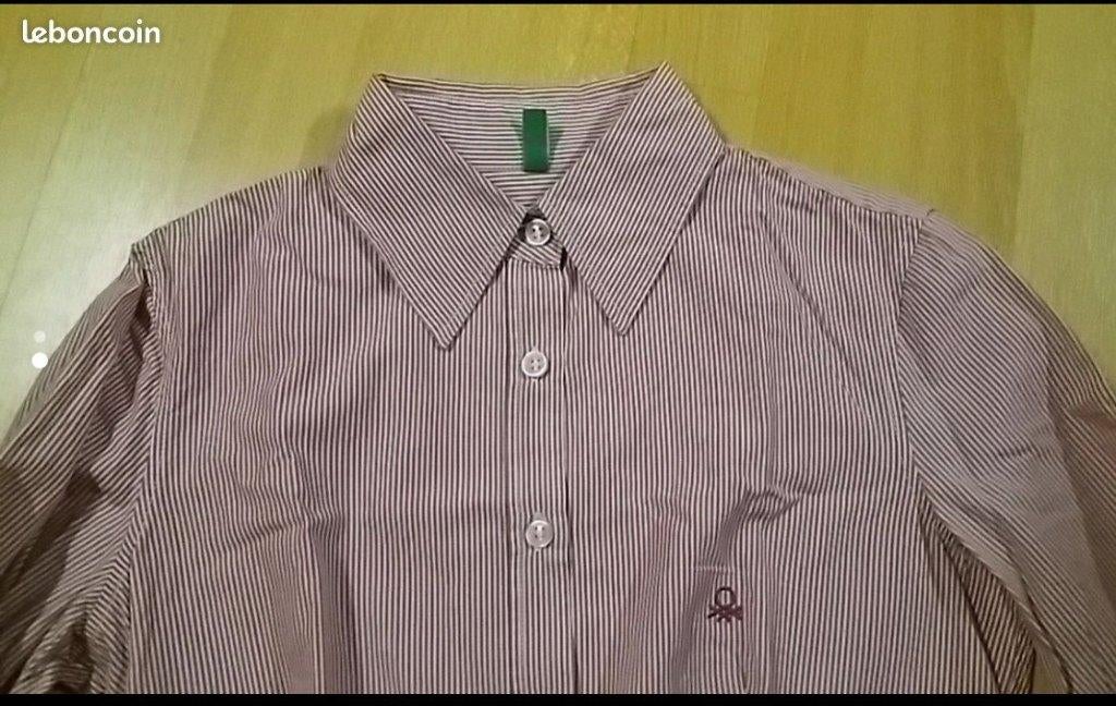 Chemisier femme Benetton, Rouge, Enlèvement ou Envoi, Benetton, Taille 36 (S)