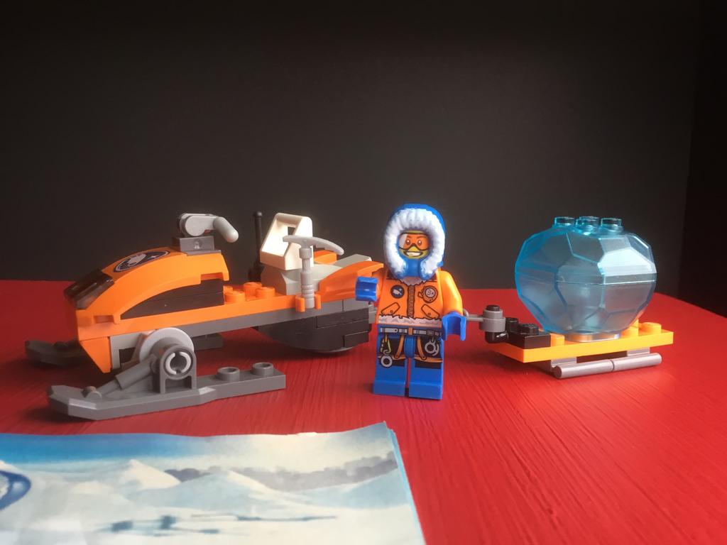 Lego 60032 - Arctic sneeuwscooter, Ophalen of Verzenden, Zo goed als nieuw, Complete set, Lego