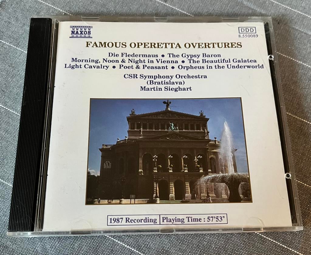 Famous operetta overtures, Ophalen of Verzenden, Zo goed als nieuw, Opera of Operette