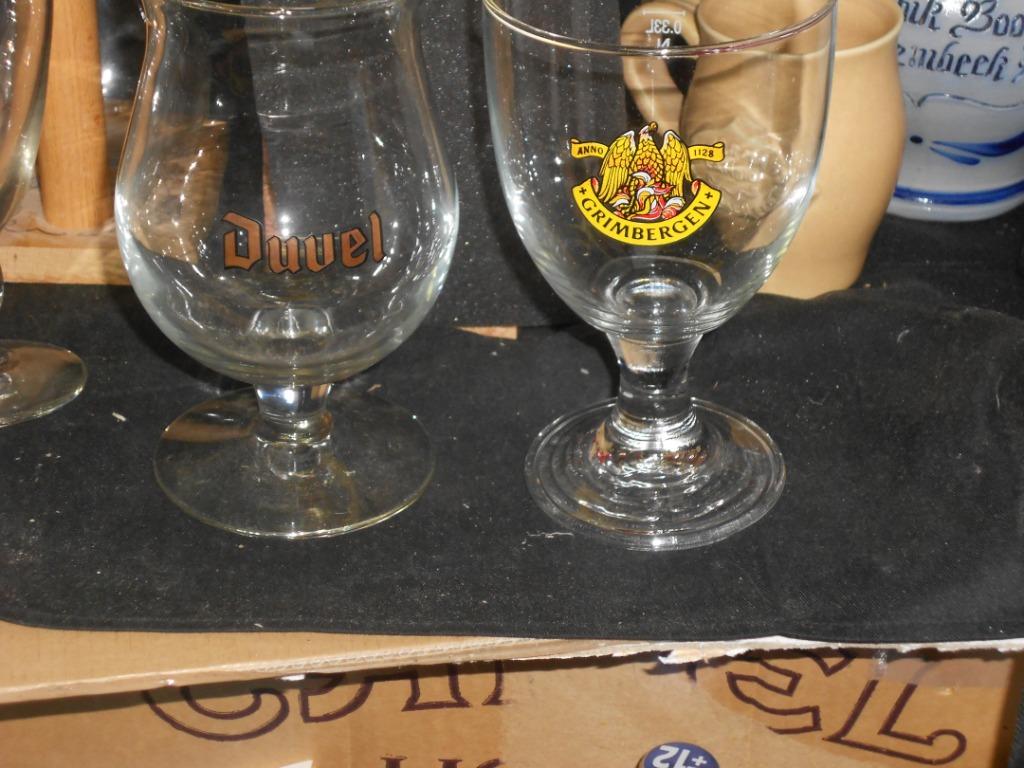 Bierglazen.Chimay.Trappistes.Tempelier.Super Bavery.D 86, Ophalen of Verzenden, Zo goed als nieuw, Glas of Glazen, Overige merken