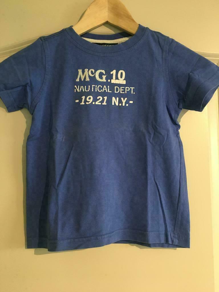 Blauwe T-shirt McGregor 6 jaar, Gebruikt, McGregor, Ophalen of Verzenden, Shirt of Longsleeve
