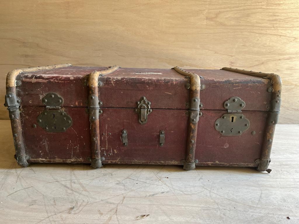 Authentieke reiskoffer, Antiek en Kunst, Ophalen