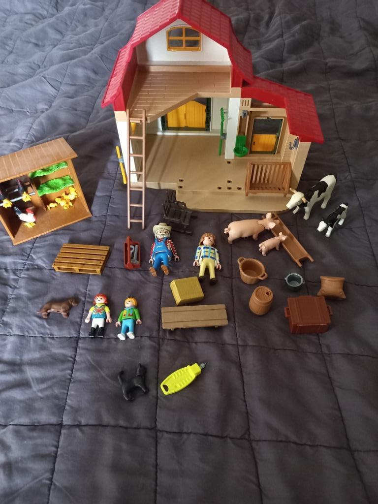 Playmobil boerderij, Ophalen, Gebruikt