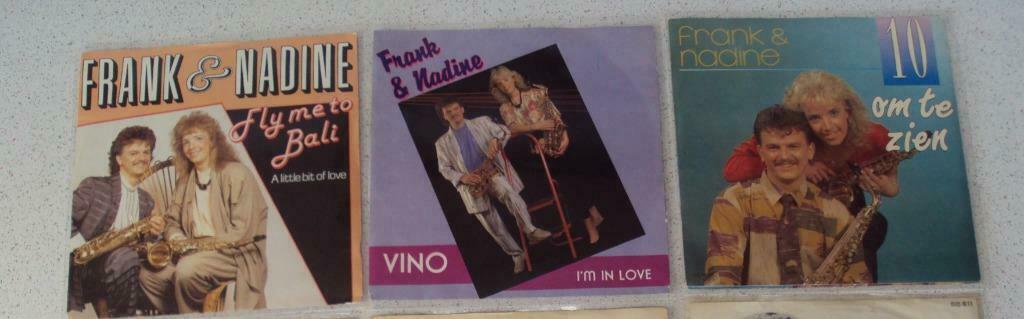 Lot 9 van 5 Singeltjes van "Frank & Nadine, The Court, Tony, Ophalen of Verzenden, 7 inch, Nederlandstalig, Single