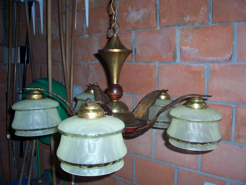 Bronzen luchter, Antiek en Kunst, Ophalen
