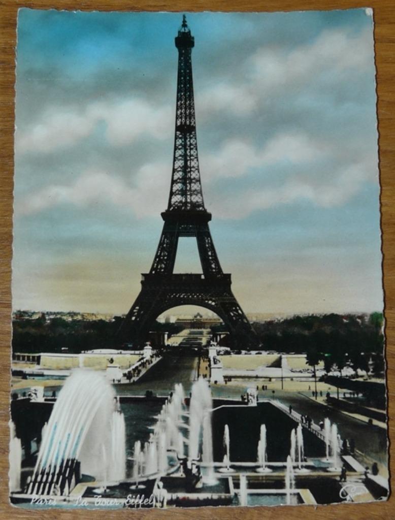 Postkaart, Gani (4618), Paris Le Tour Eiffel, jaren'40., Enlèvement ou Envoi, 1940 à 1960, Non affranchie, France