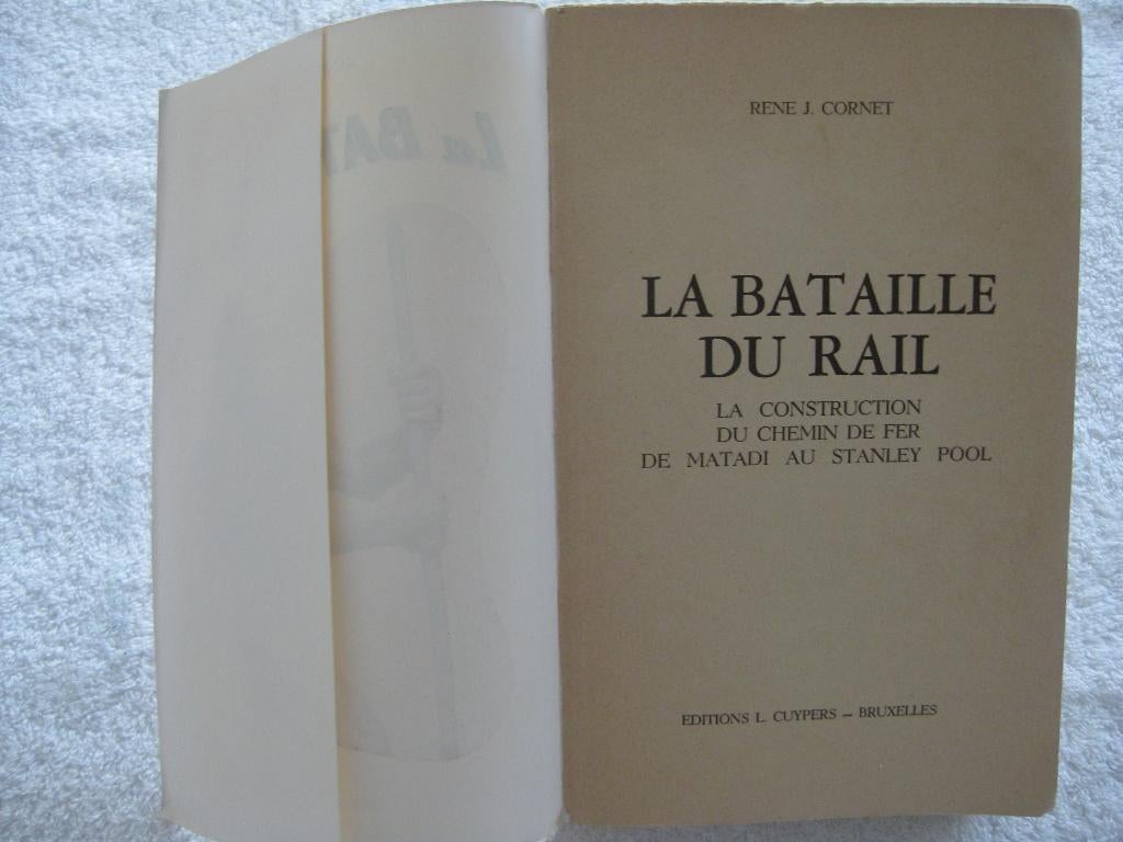 Congo belge – chemin de fer – René Cornet - 1953, Ophalen of Verzenden, Gelezen