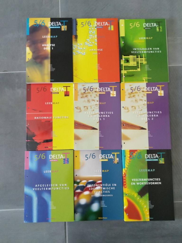 Wiskunde Delta-T leermappen derde graad tso, Ophalen of Verzenden, Nieuw, Overige niveaus