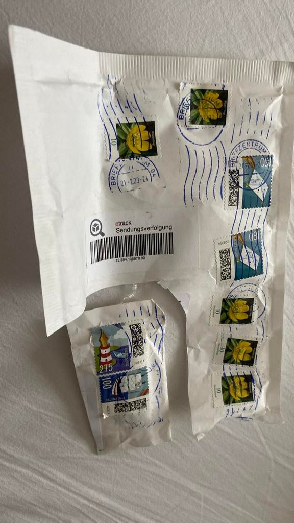 Timbres allemands, Enlèvement ou Envoi