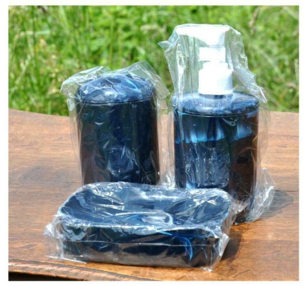 accessoire de salle de bain marbré neuf, Maison & Meubles, Enlèvement ou Envoi, Neuf, Bleu, Autres types