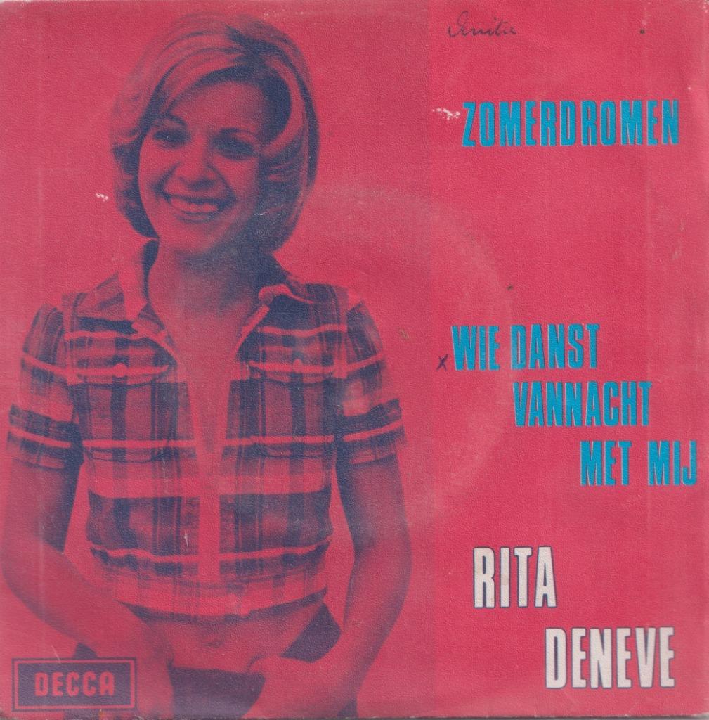 Rita Deneve – Zomerdromen / Wie danst vannacht met mij - Sin, Gebruikt, 7 inch, Single, Ophalen of Verzenden