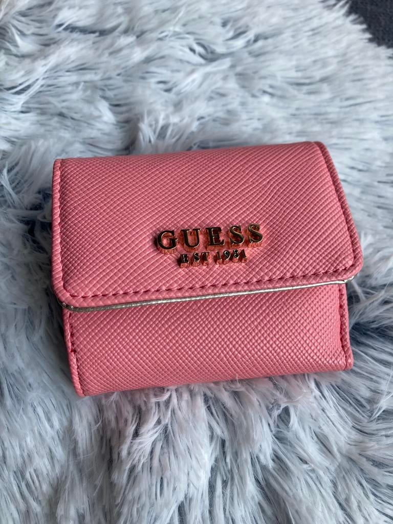 Guess pink portefeuille, Ophalen, Guess, Zo goed als nieuw, Roze