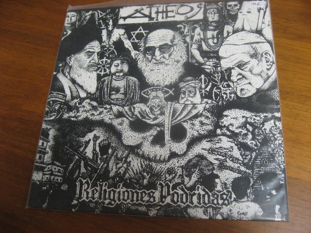 ATHEOS - religiones podridas LP PUNK MEXICO, Enlèvement ou Envoi, Comme neuf