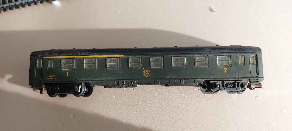 Jouef HO passagierswagon SNCF, Gebruikt, Gelijkstroom, Jouef, Wagon