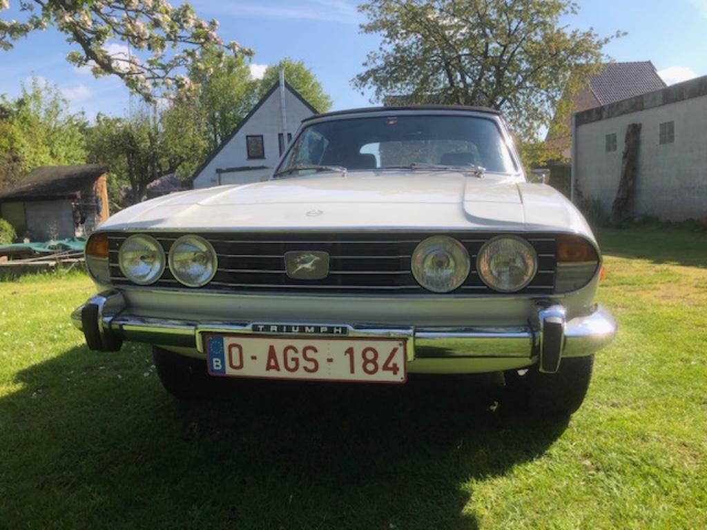 Triumph Stag V8 bouwjaar 1976 - verlaagde prijs -, Auto's, Oldtimers, Automaat, 4 zetels, Achterwielaandrijving, Zwart